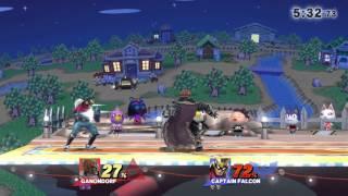 D0ubl3St3P vs Unknown falcon player.