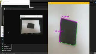 OpenCV Python detect object size