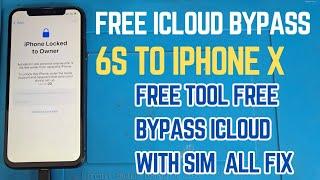 Free iCloud Bypass With Sim iPhone 6s To iPhone X | iPhone 5s To iPhone 10 Free iCloud Bypass 2025