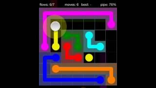 Flow Free 7x7 Level 22 walkthrough Bonus Pack