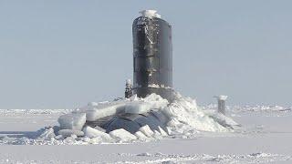 Royal Navy Nuke Sub HMS Trenchant Bursts Through I