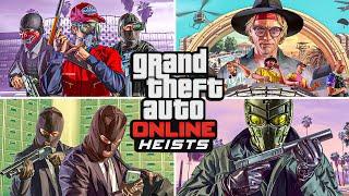 GTA 5 Online - All Heists Walkthrough Gameplay No Commentary