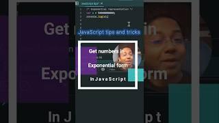 toExponential method in JavaScript #jsbyjs #shorts #coding #learning