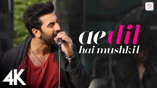 Ae Dil Hai Mushkil - 4k Music Video | Ranbir Kapoor | Anushka Sharma | Aishwarya Rai Bachchan