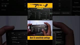  Best 2x sensitivity settings pubg mobile 2x zero Recoil sensitivity 2x No Recoil sensitivity AKM