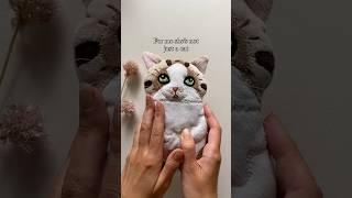 The plushie of my sweet little amazing kitty Hazeltje! #cat #cats #kitty