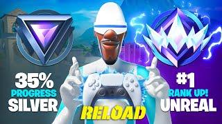 Silver to Unreal Controller Reload Speedrun (Fortnite Ranked)