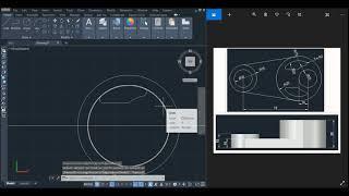 AutoCad 3D practice drawing (Exercise 8)