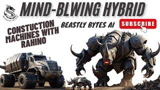 Mind  Blowing Hybrid of Rhino With Construction Machines |Animal Fusion | Beastly Bytes AI