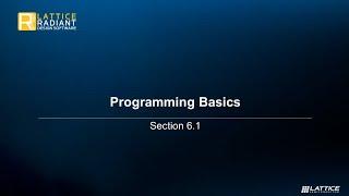 Radiant Video Series 6.1: Programming Basics