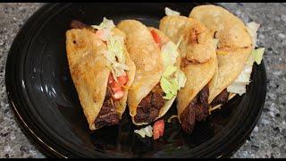 Making Fried Beef Taco’s from the Spring 2018 The Pioneer Woman Magazine