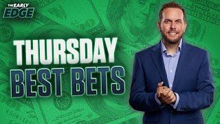 Thursday's BEST BETS and PICKS: Thursday Night Football + Europa League | The Early Edge