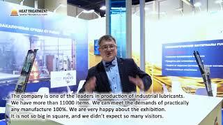 Azat Davletshin (FUCHS OIL / Ekaterinburg, Russia) about 13th Heat Treatment - 2019 Exhibition