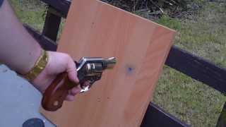 Alfa 620 .22 Flobert vs 19mm Particleboard