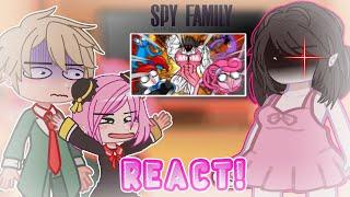 SPY x Family React To Mom in Poppy Playtime // Poppy Playtime Chapter 4 Reaction