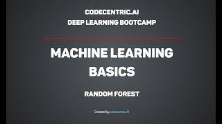 Machine Learning Grundlagen - Random Forests & Entscheidungsbäume