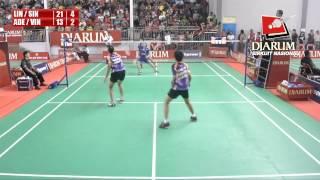 Linda Mutiara P./ Sinta A. (Mutiara Bandung) VS Ade M./ Vina Elsa S.(Pusdiklat Jaya Raya)