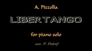 A. Piazzolla - LIBERTANGO - piano solo - sheet music