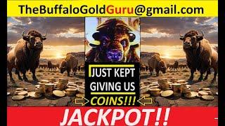 HUGE JACKPOT! COINS COINS COINS!75+ BONUS SPINS!BUFFALO HANDPAY!!  ️