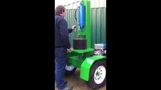 Hydraulic Up-Right  Wood Spliiter by Beaver Equipment