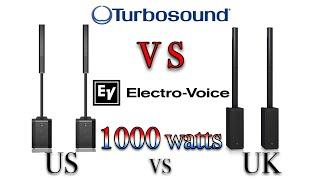 Electro Voice Evolve 50 and Turbosound IP1000