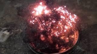 BURN STEEL WOOL
