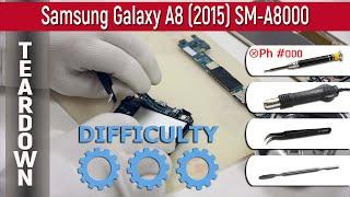  Samsung Galaxy A8 (2015) SM-A8000 Teardown Take apart Tutorial