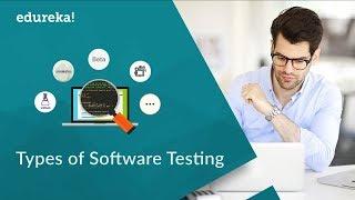 Types of Software Testing | Software Testing Certification Training | Edureka