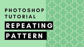 How to create a repeating pattern in Photoshop