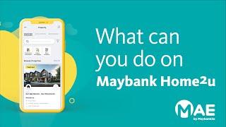 What can you do with Maybank Home²u?