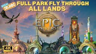 Universal's - Epic Universe full Theme Park fly through