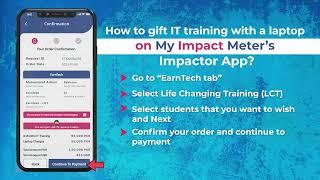 Earn Tech- LCT l Empowering Youth l My Impact Meter l Demo