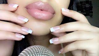 ASMR~ WET Mouth Sounds With TINGLY Tapping With Long Nails