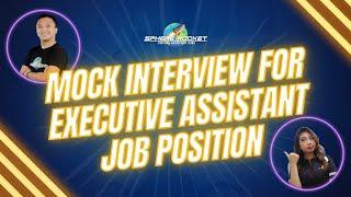 Mock Interview for Executive Assistant Job Position