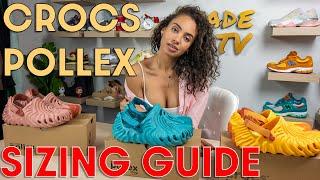 BEFORE YOU BUY!  DEFINITIVE CROCS x Salehe Bembury Pollex Clog SIZING GUIDE (Adults and Kids)