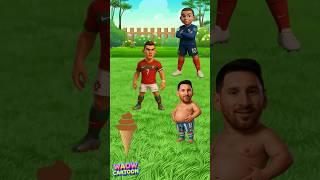 who will eat poop ice cream?  Ronaldo or messi or mbappe or speed