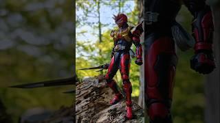 【真骨彫】装甲響鬼の野外オモ写を『輝』のリズムに合わせました #shorts #kamenrider #仮面ライダー