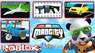 ОБНОВА в МЕД СИТИ  САМОЛЕТ ГРАНАТОМЕТ БАЙК ТАЧКА МАЧЕТЕ  Roblox Mad City