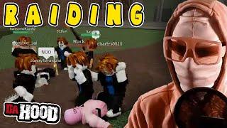 Blox Gang RAIDS Bacon Hair Gang on Da Hood - Muscle Gains Showdown! // Da Hood - Part 4