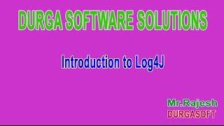 Introduction to Log4J