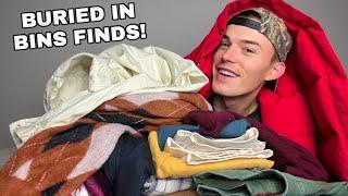 BURIED IN BINS FINDS! HUGE Goodwill Bins Haul to Resell on Poshmark and eBay!