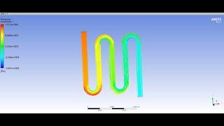 Ansys Workbench Tutorial -Refrigerant flows through Condenser Coil (Fluid Flow CFX)