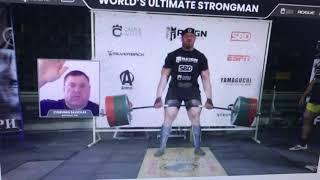 Михаил Шивляков. Deadlift. Новый кровавый рекорд. 436 кг