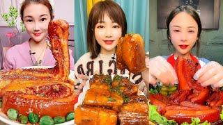 Braised pork belly Big bites Mukbang ASMR 먹방