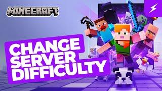 How to change the difficulty on your Minecraft: Java Edition server