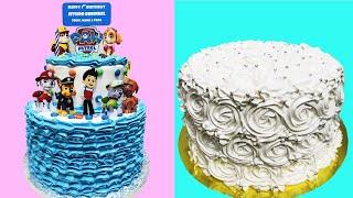 CAKE DESIGNS FOR BIRTHDAYS | BOILED ICING | YUFI VLOG