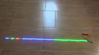 Neopixel (WS2812B) RGB LED Strip + ATtiny13