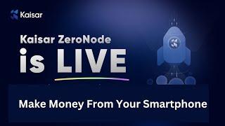 Kaisar ZeroNode Depin Airdrop: Make Money From Sharing Extra Phone Bandwidth - Simplified Tutorial