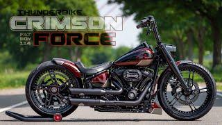 Thunderbike Crimson Force - customized Harley-Davidson Softail Fat Boy 2023