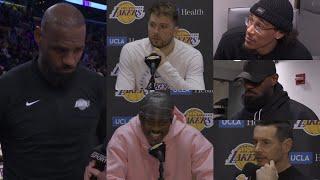 Lakers vs Pelicans | Lakeshow Postgame Interviews x Highlights: Jax, Bron, Vando, Luka & Coach JJ